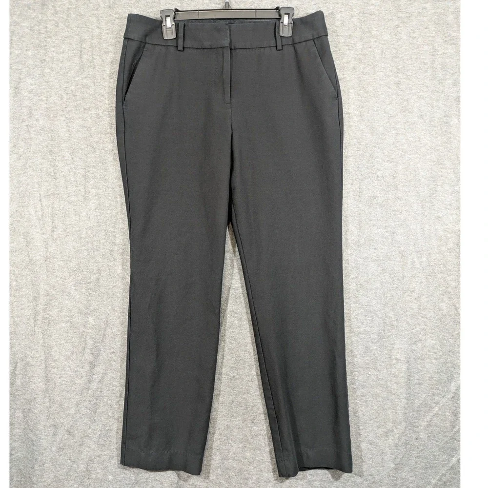 Talbots Classic Straight Womens Black Pant Office Professional Size 12L